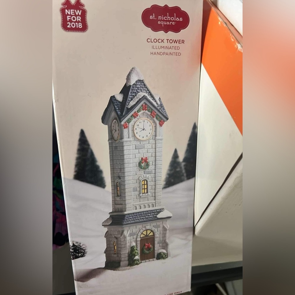 Village house tower clock